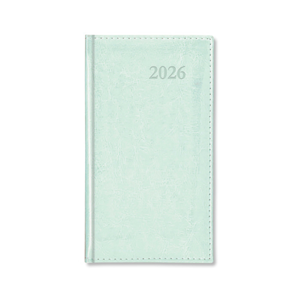 Period Border Menta 2026 álló körbevarott zsebnaptár