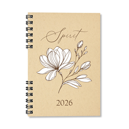 Period Eco Spirit 2026 A5 heti beosztású spirálos határidőnapló