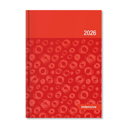 Period Intensive 2026 A5 napi beosztású narancs lakk határidőnapló