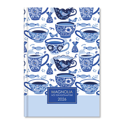 Period Magnólia Coffeetime 2026 B6 napi beosztású női tervező határidőnapló