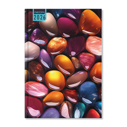 Period Neon Pebbles 2026 B5 heti beosztású határidőnapló