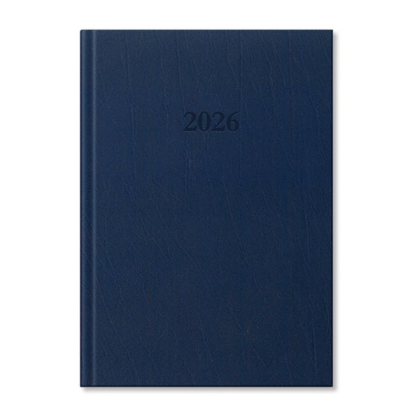 Period Standard 2026 B5 heti beosztású kék műbőr határidőnapló