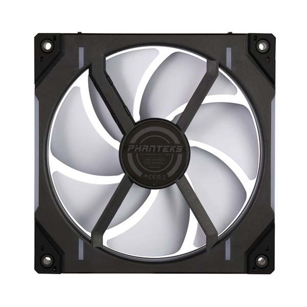 Phanteks D30 140mm PWM D-RGB (fordított légáram) fekete ventilátor