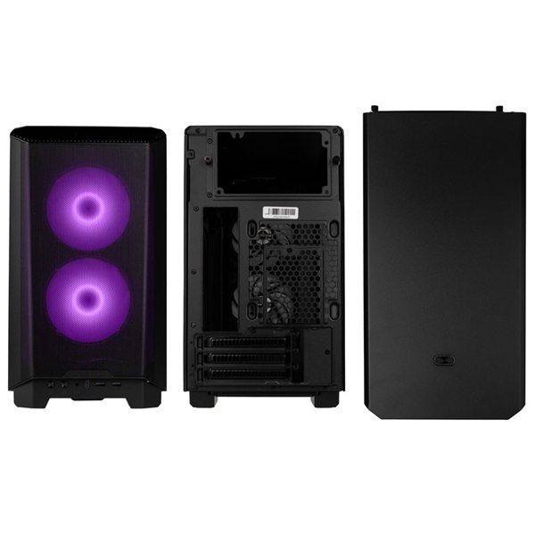 Phanteks Eclipse P200 Air ITX edzett üveg fekete ház
