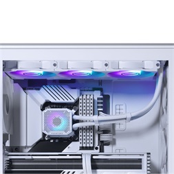 Phanteks Glacier One 360M25 Gen2 3x120mm DRGB fehér vízhűtéses processzor hűtő