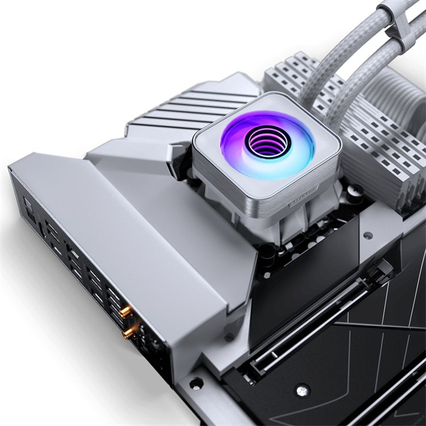 Phanteks Glacier One 420D30 X2 3x140mm DRGB fehér vízhűtéses processzor hűtő