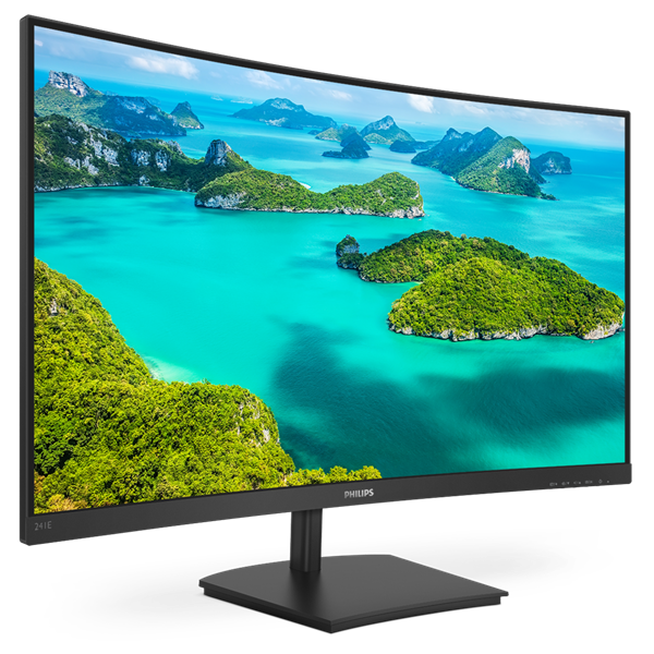 Philips 23,6" 241E1SCA FHD VA VGA/HDMI ívelt monitor