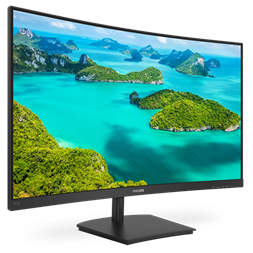 Philips 23,6" 241E1SCA FHD VA VGA/HDMI ívelt monitor