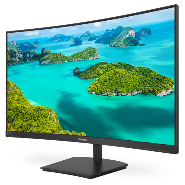 Philips 23,6" 241E1SCA FHD VA VGA/HDMI ívelt monitor