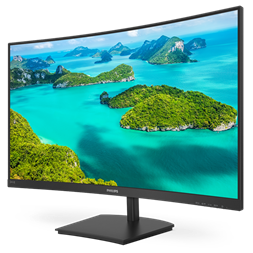Philips 23,6" 241E1SCA FHD VA VGA/HDMI ívelt monitor