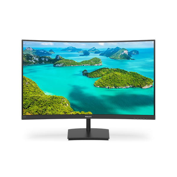 Philips 23,6" 241E1SCA FHD VA VGA/HDMI ívelt monitor