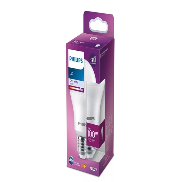 Philips 8720169326132 E27 100W matt hideg gömb alakú LED fényforrás