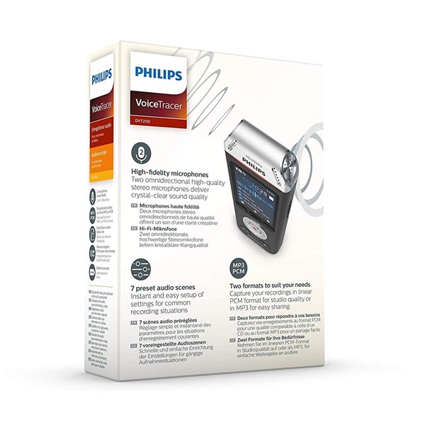 Philips DVT2110 8GB sztereó diktafon