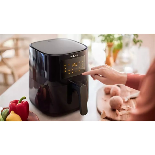 Philips Essential HD9252/90 fekete 4,1 L forrólevegős sütő