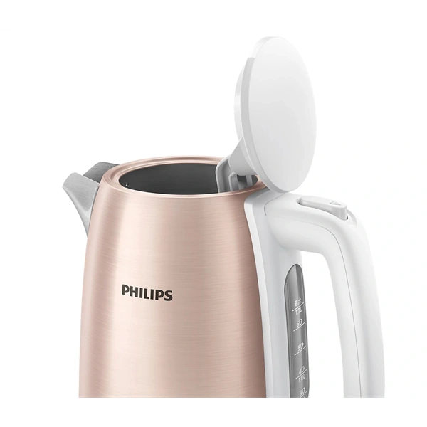 Philips HD9350/96 Viva Collection 1,7L-es rózsaarany-fehér vízforraló