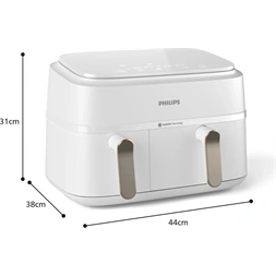 Philips NA353/10 3000 Series Dupla kosaras forrólevegős sütő