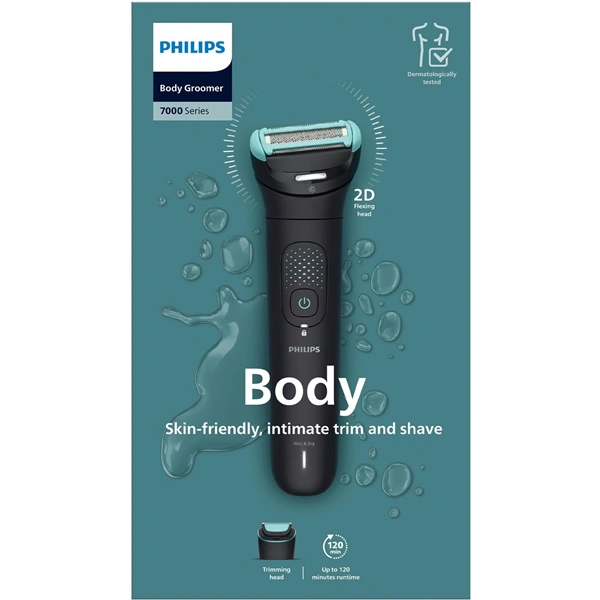 Philips Series 7000 BG7470/15 fekete testszőrtelenítő