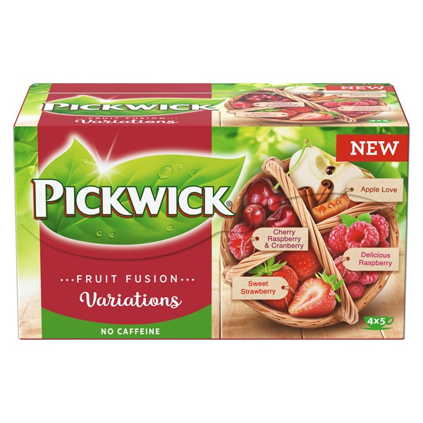 Pickwick Fruit Fusion Variációk 38,75g "piros" variációk tea