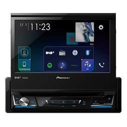 Pioneer AVH-Z7100DAB 7" LCD-s Bluetooth/DVD/USB/AUX autóhifi fejegység