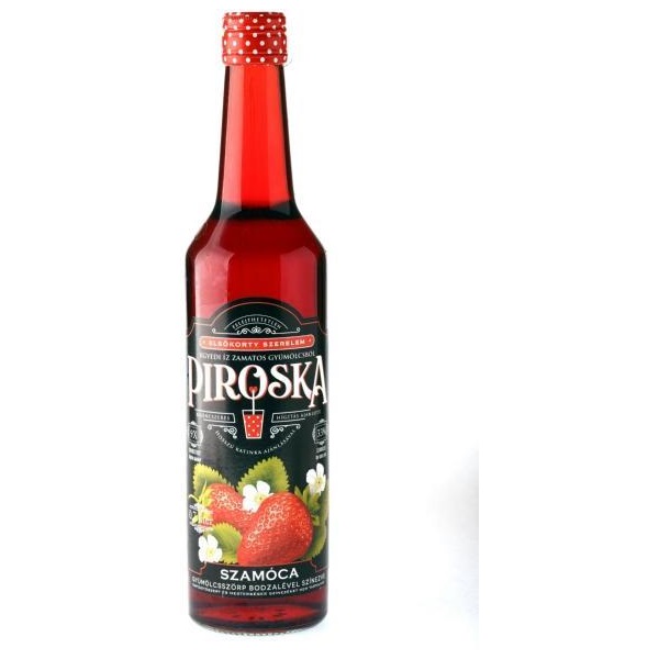 Piroska 0,7 L 50% DRS többutas visszaváltási díjas szamóca szörp