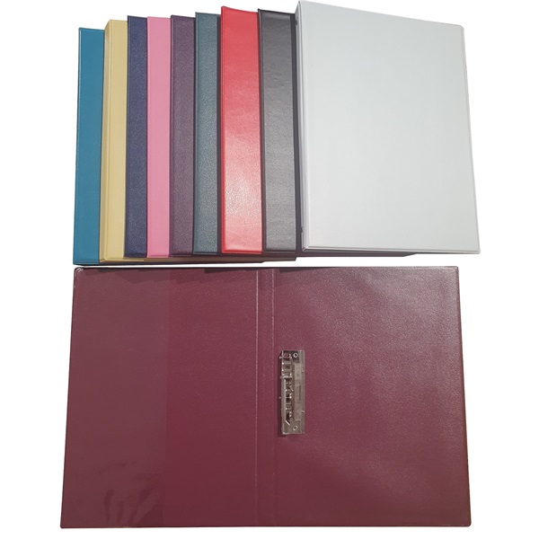 Plastweld PVC A4 fehér villámzáras mappa