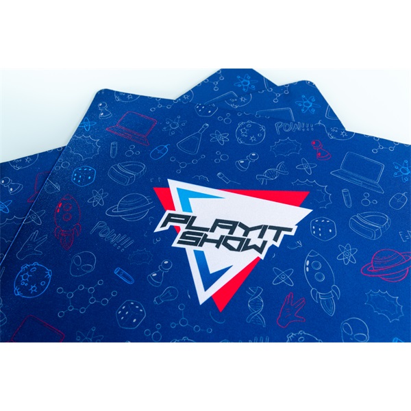 PlayIT Show sötétkék 23x19cm egérpad
