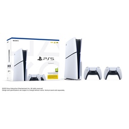 PlayStation®5 1TB játékkonzol (slim) + 2db DualSense™ vezeték nélküli kontroller