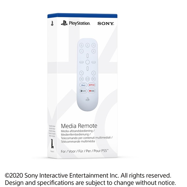 PlayStation®5 Media Remote konzol távirányító