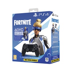 PlayStation 4 Dualshock 4 V2 Black fekete kontroller + Fortnite Neo Versa csomag