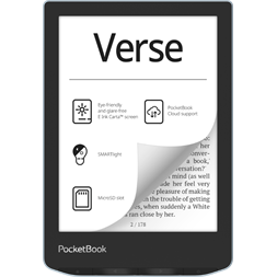 PocketBook PB629 Verse 6" világoskék E-Book olvasó