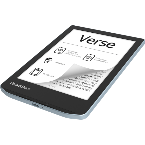 PocketBook PB629 Verse 6" világoskék E-Book olvasó