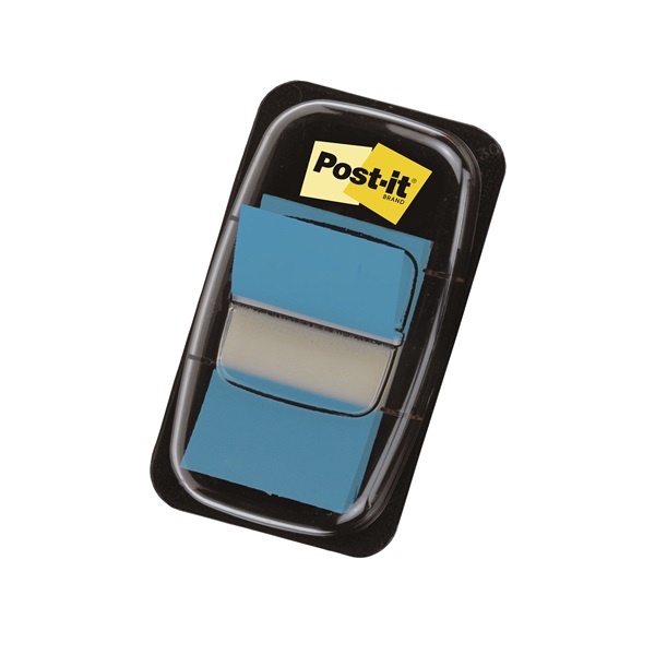 Post-it 680-23 25x43mm öntapadós 50db élénk kék jelölőcímke