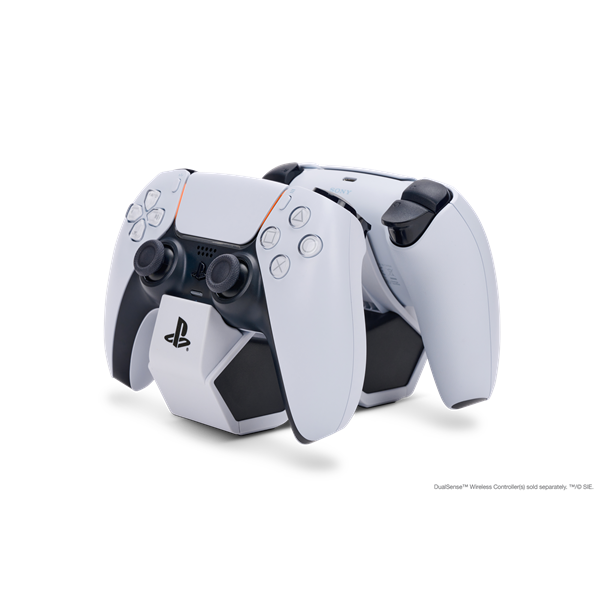 PowerA 1522855-01 Playstation 5 Dual Charger fekete-fehér dokkoló töltőállomás
