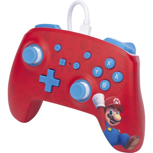 PowerA Enhanced Nintendo Switch vezetékes Woo-hoo! Mario kontroller