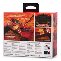 PowerA NSGP0040-02 Enhanced Nintendo Switch vezetékes Pokémon: Charizard Vortex kontroller