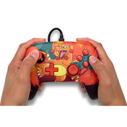 PowerA NSGP0040-02 Enhanced Nintendo Switch vezetékes Pokémon: Charizard Vortex kontroller