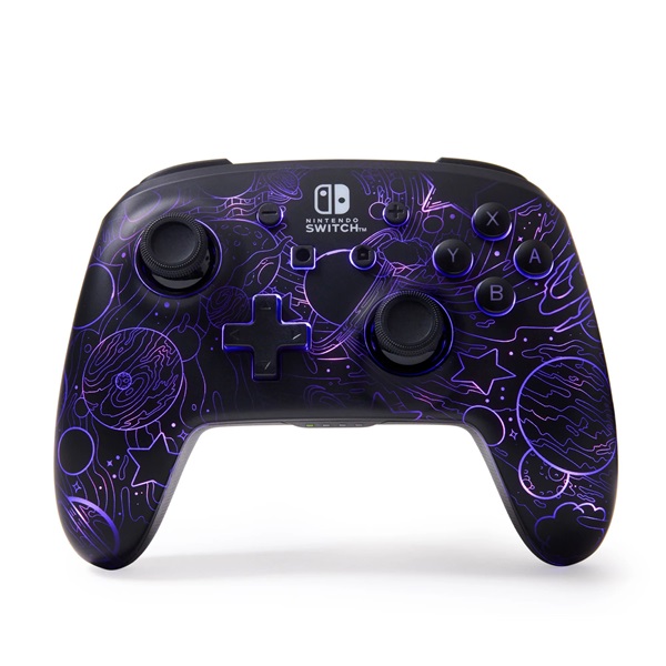 PowerA NSGP0349-01 Enhanced Nintendo Switch vezeték nélküli Lumectra Etched Galaxy kontroller