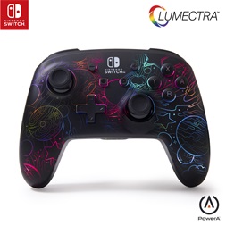 PowerA NSGP0349-01 Enhanced Nintendo Switch vezeték nélküli Lumectra Etched Galaxy kontroller