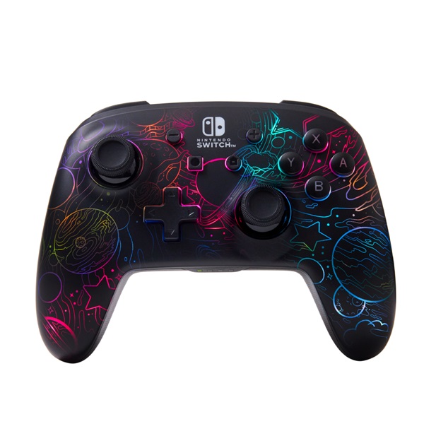 PowerA NSGP0349-01 Enhanced Nintendo Switch vezeték nélküli Lumectra Etched Galaxy kontroller