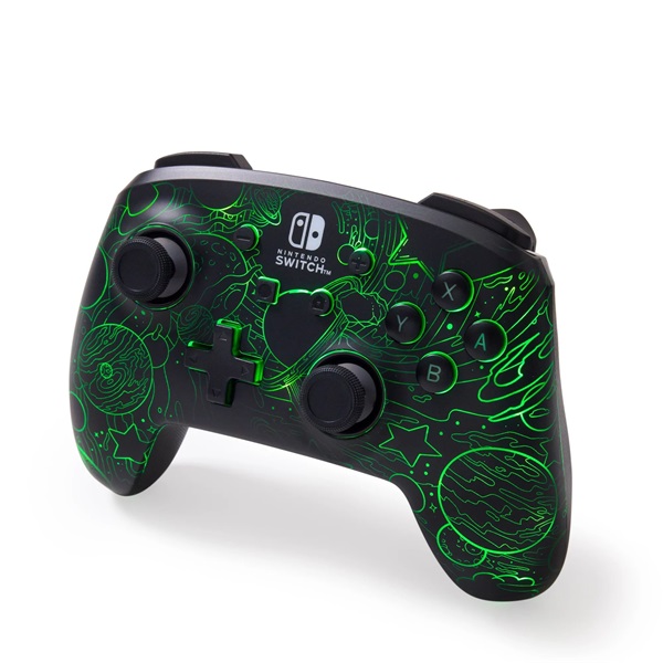 PowerA NSGP0349-01 Enhanced Nintendo Switch vezeték nélküli Lumectra Etched Galaxy kontroller