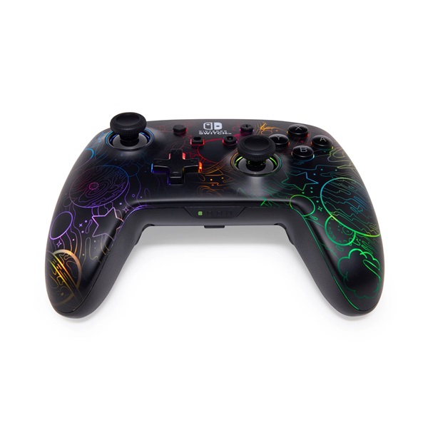 PowerA NSGP0349-01 Enhanced Nintendo Switch vezeték nélküli Lumectra Etched Galaxy kontroller