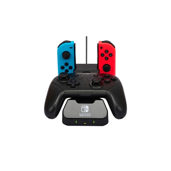 PowerA Nintendo Switch/Lite/OLED Charging Base fekete kontroller töltőállomás