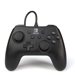 PowerA Nintendo Switch vezetékes matt fekete kontroller