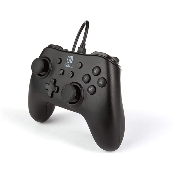 PowerA Nintendo Switch vezetékes matt fekete kontroller