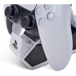 PowerA 1522855-01 Playstation 5 Dual Charger fekete-fehér dokkoló töltőállomás