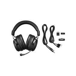 PowerColor ALPHYN AH10 vezeték nélküli fekete fejhallgató