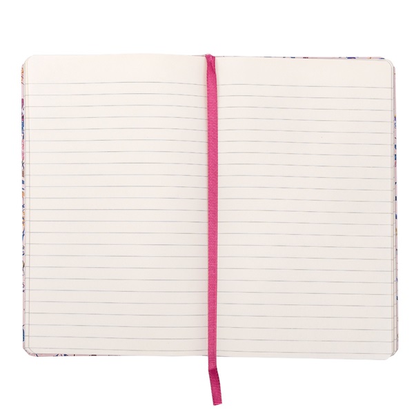 Pukka Pad Bloom A5 192 oldalas vonalas rózsaszín gumipántos notesz