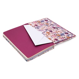 Pukka Pad Bloom A5 192 oldalas vonalas rózsaszín gumipántos notesz
