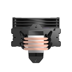 RAIDMAX AM1204B ARGB 120mm fekete hőfok kijelzős processzor hűtő