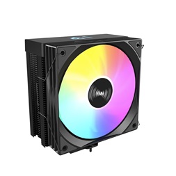 RAIDMAX AM1204B ARGB 120mm fekete hőfok kijelzős processzor hűtő